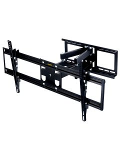 MegaMounts Full Motion Articulated Tilt and Swivel Television Wall Mount for 37-60 Inch Screens with Bubble Level